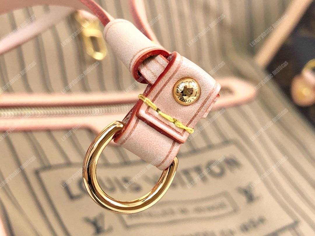 LV Neverfull MM Monogram Beige