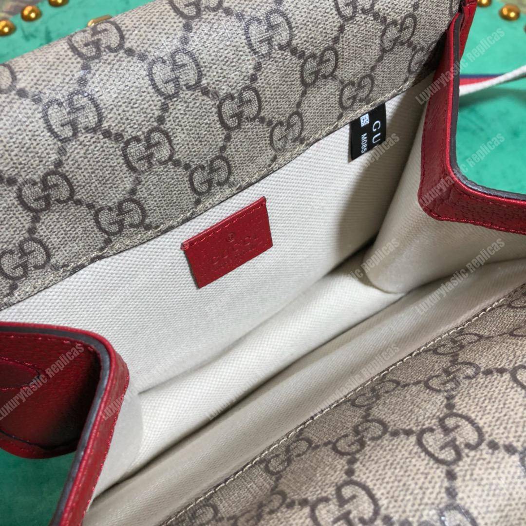 G*u*i neo vintage messenger small bag red trim