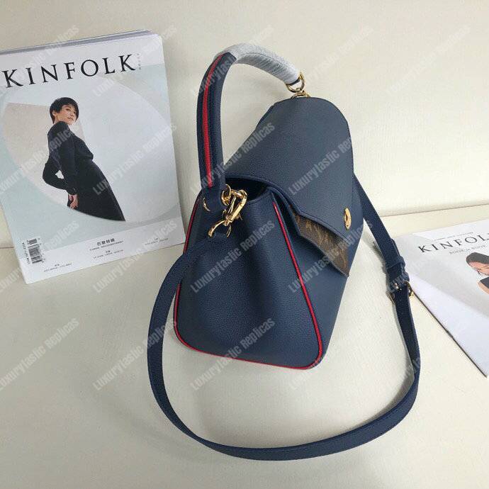 LV Double V Handbag Bleu Marine