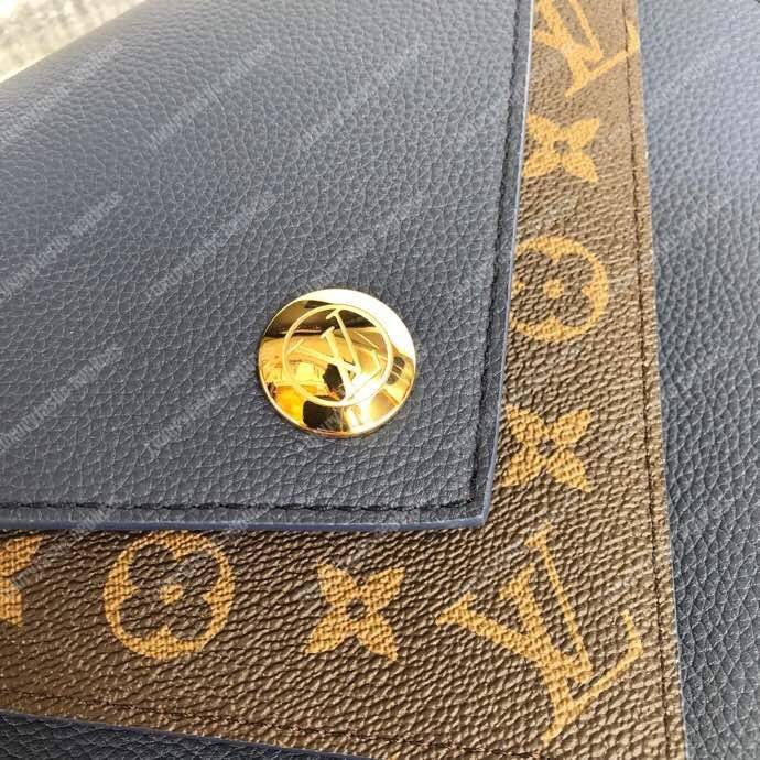 LV Double V Handbag Bleu Marine
