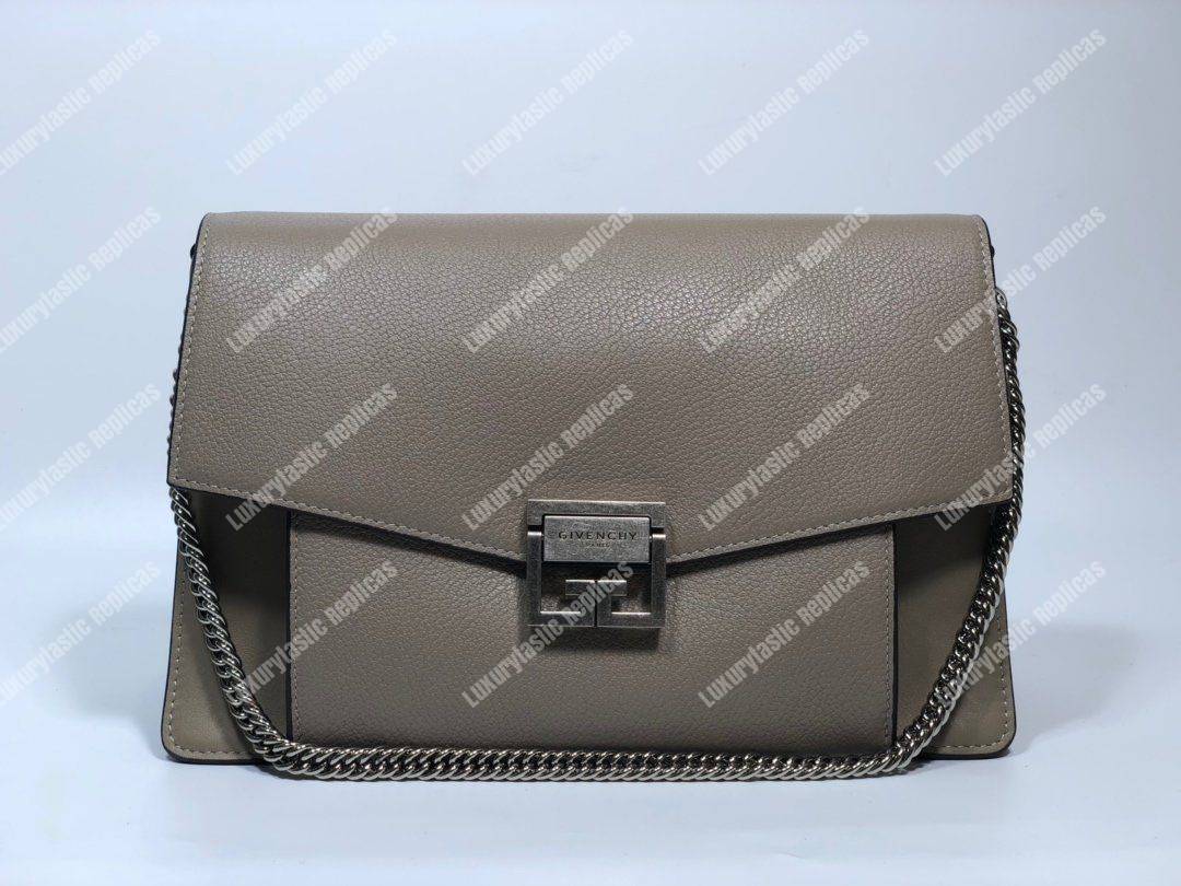 Givenchy Medium GV3 Bag In Leather And Suede Grey