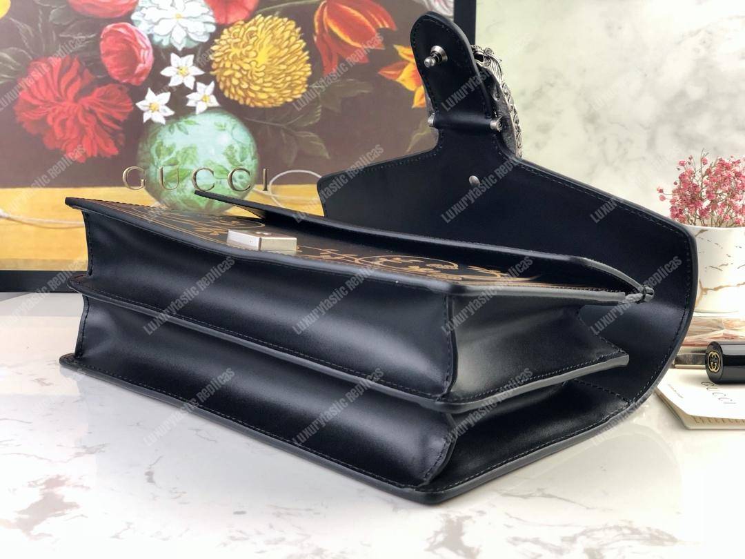 G*u*i gardens medium dionysus shoulder bag black