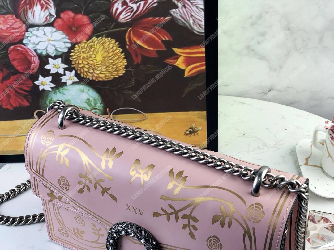 G*u*i gardens medium dionysus shoulder bag pink
