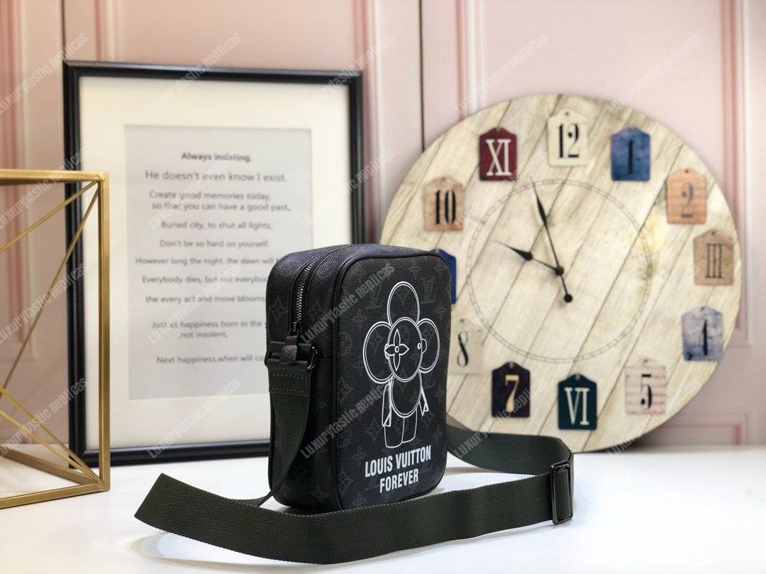 LV Danube PM Monogram Eclipse Canvas Forever
