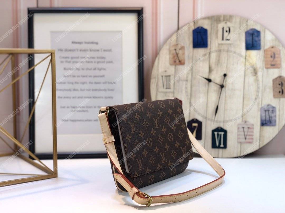 LV Musette Tango Shoulder Bag Monogram Canvas