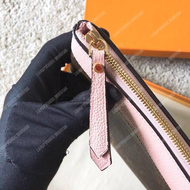 LV Daily Pouch Monogram Rose Poudre