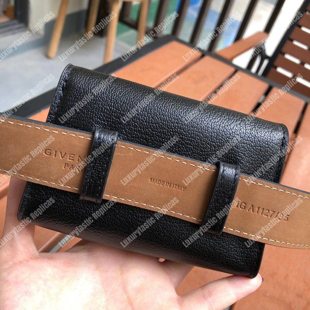Givenchy GV3 Nano Leather Belt Bag Black