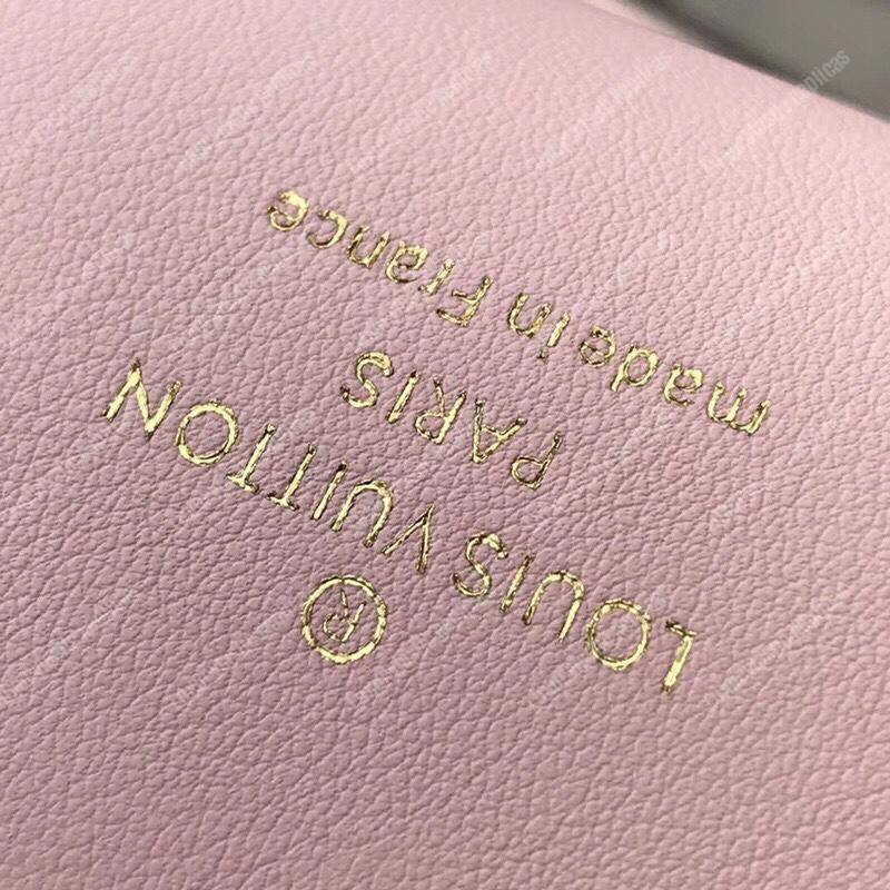 LV Flore Chain Wallet Monogram Rose Ballerine