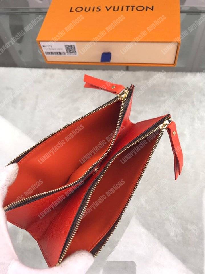 LV Adele Wallet Monogram Canvas Orange