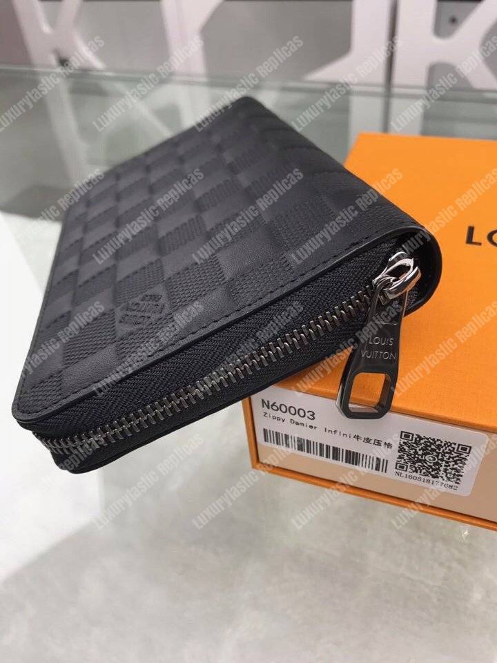 LV Zippy Organizer Damier Infini Leather Noir