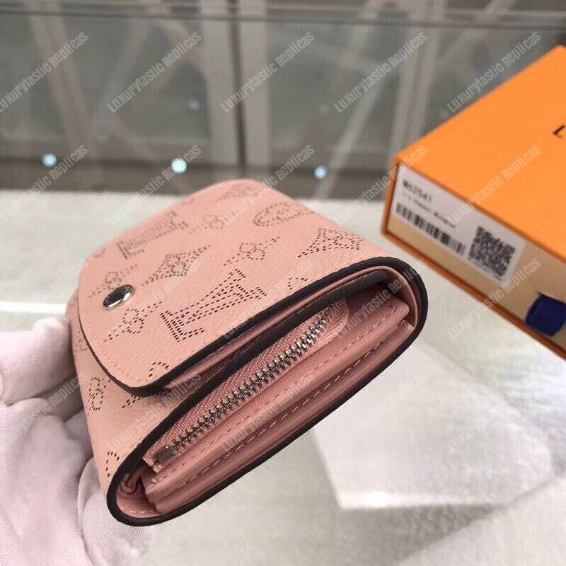 LV Iris Compact Wallet Mahina Magnolia