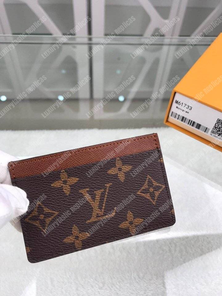 LV Card Holder Monogram Canvas Armagnac