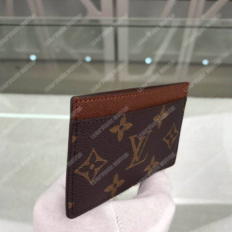 LV Card Holder Monogram Canvas Armagnac