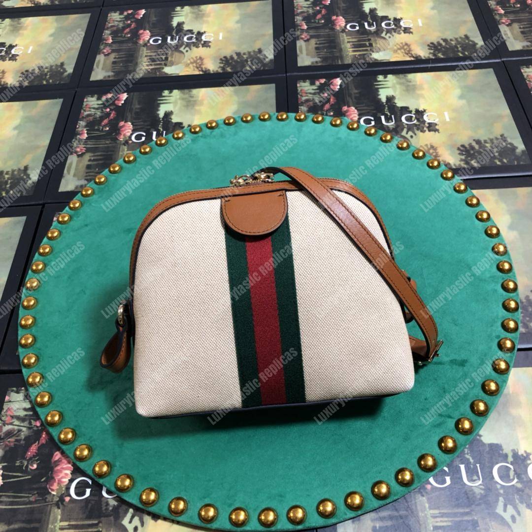 G*u*i ophidia vintage canvas small shoulder bag