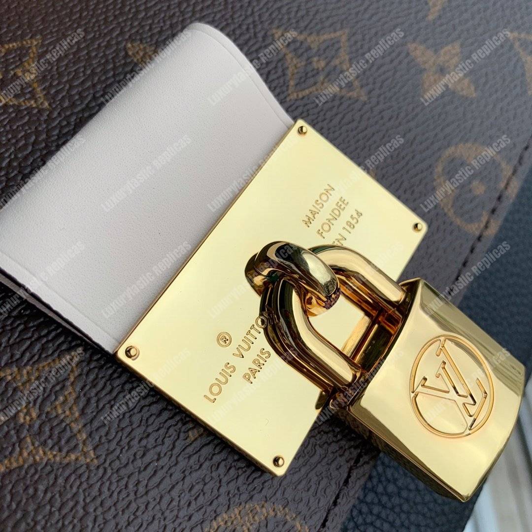 LV Vaugirard Monogram Creme Black