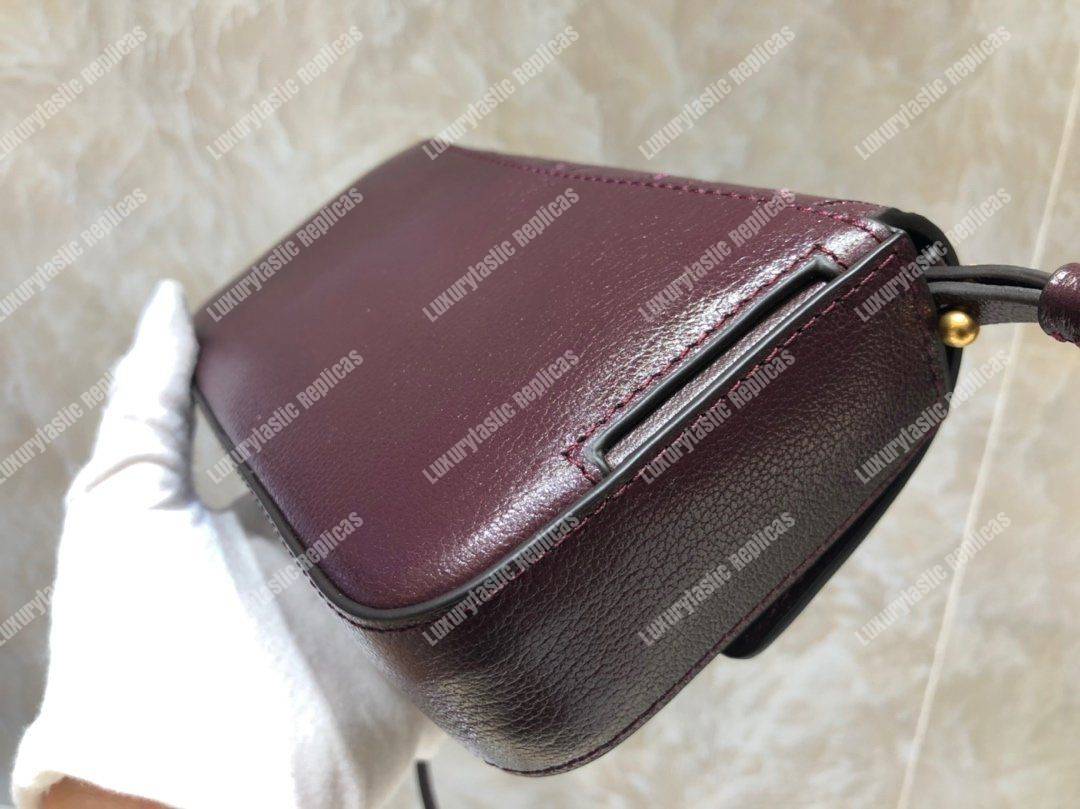 Givenchy Mini Pocket Bag In Diamond Quilted Leather Brown