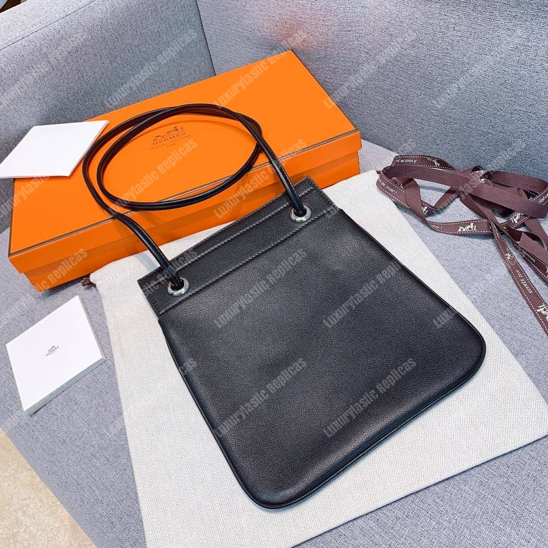 H**mes aline mini bag swift black