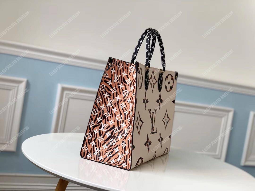 LV Onthego Monogram Black/White GM