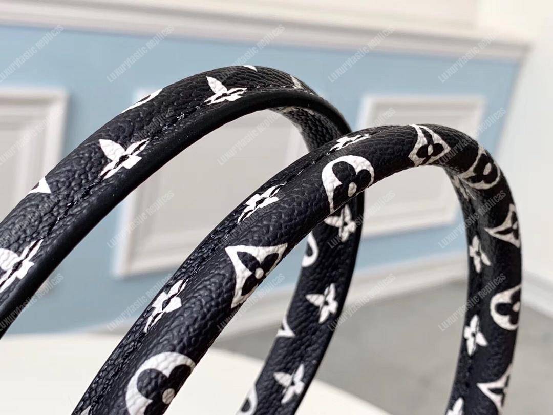 LV Onthego Monogram Black/White GM
