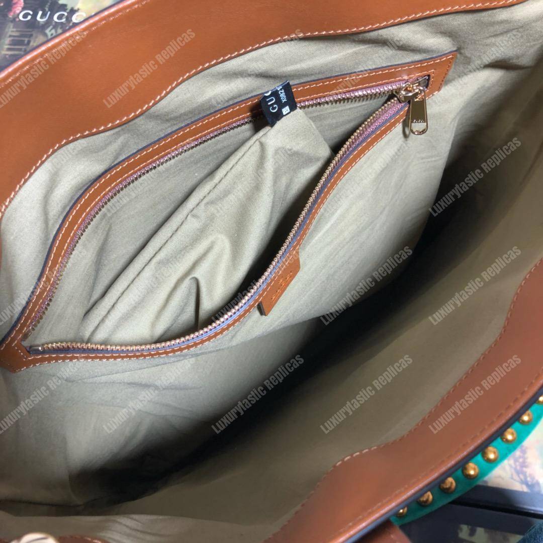 G*u*i large vintage canvas tote
