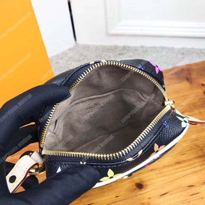 LV Rift Shoulder Bag Multicolor Rift Monogram Black