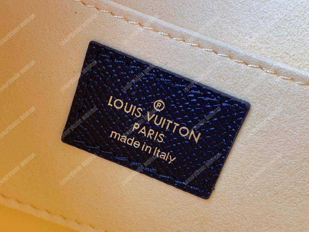 LV Mini Dauphine Blue Monogram Handbag