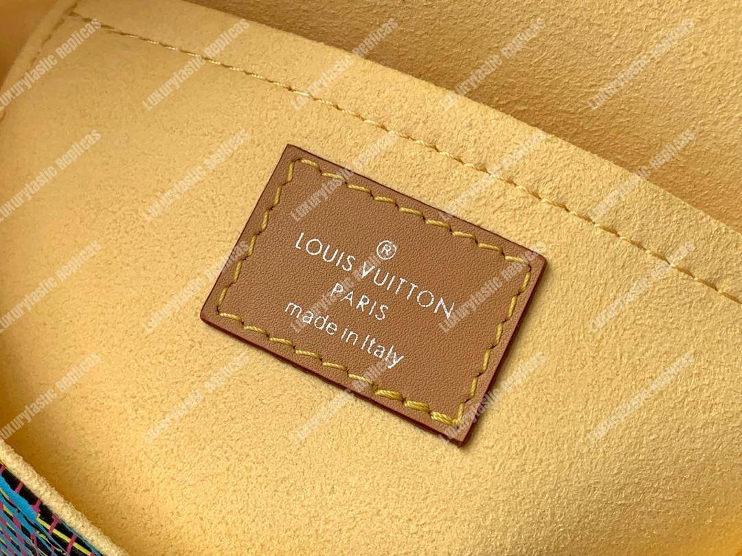 LV Tambourin Monogram LV Pop Print Blue