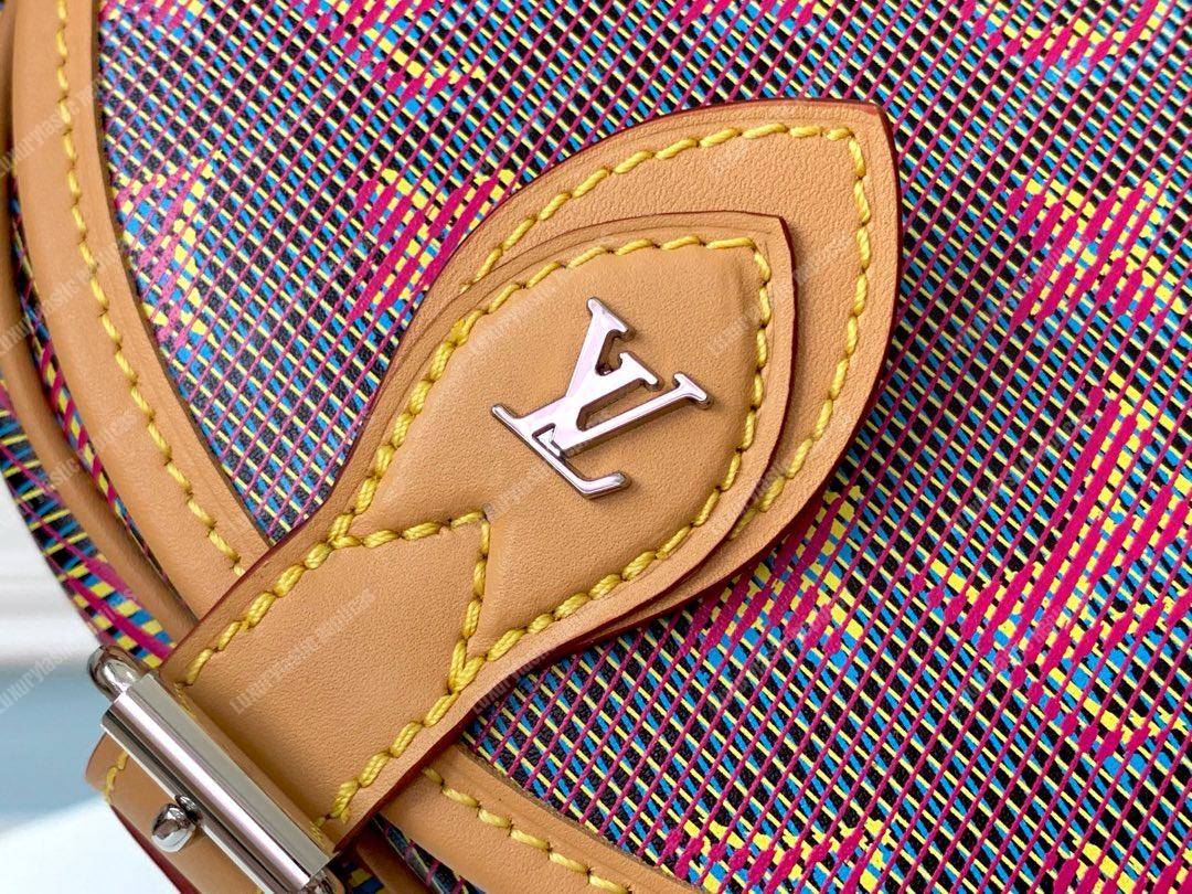 LV Tambourin Monogram LV Pop Print Pink