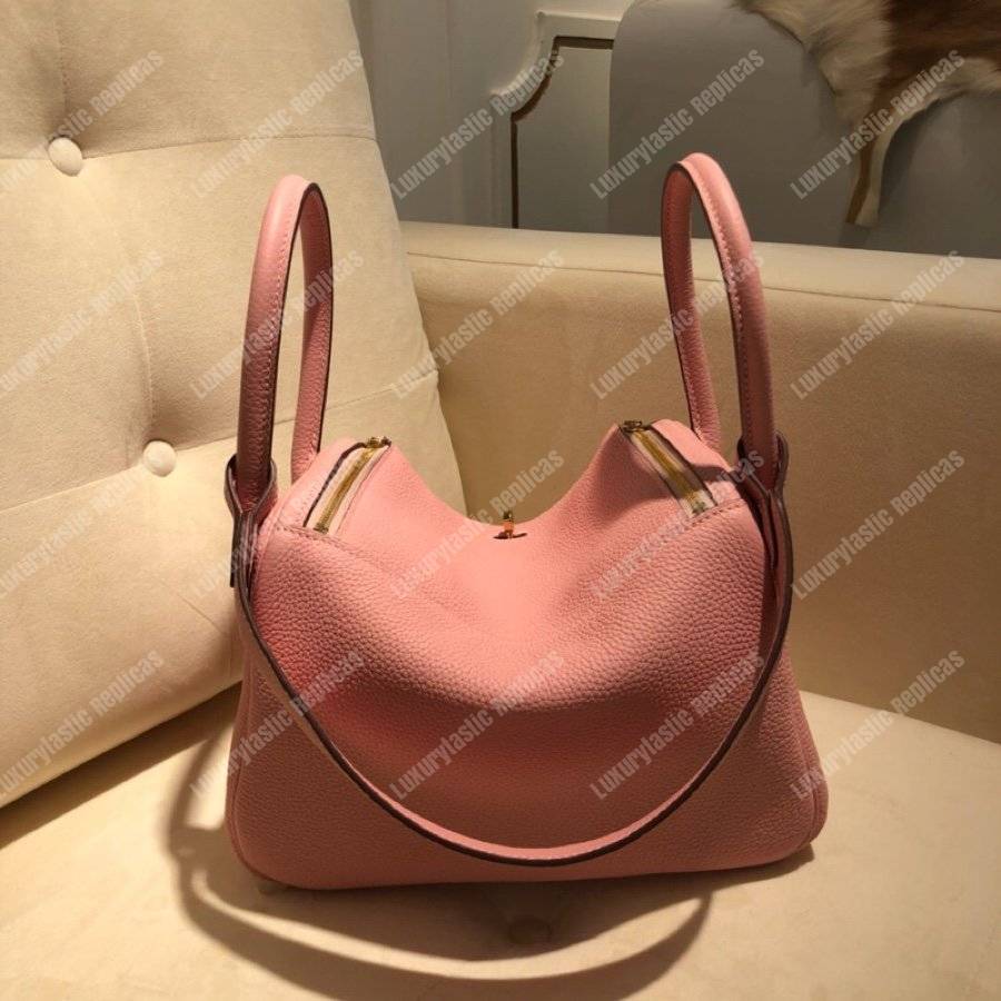 H**mes lindy 30 bag clemence sakura pink