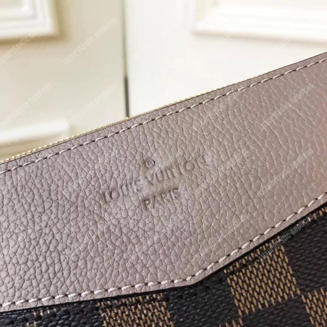 LV Daily Pouch Damier Ebene Khaki