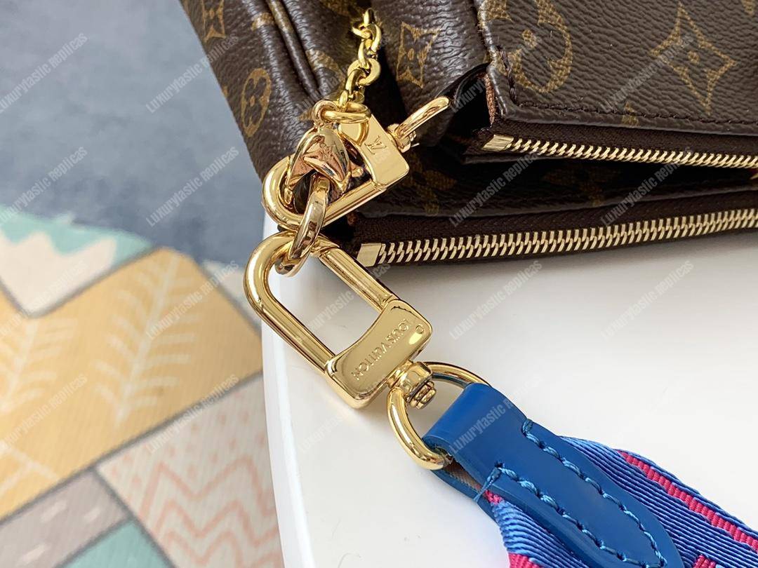 LV Multi Pochette Accessoires Digital Exclusive Prelaunch Monogram Blue