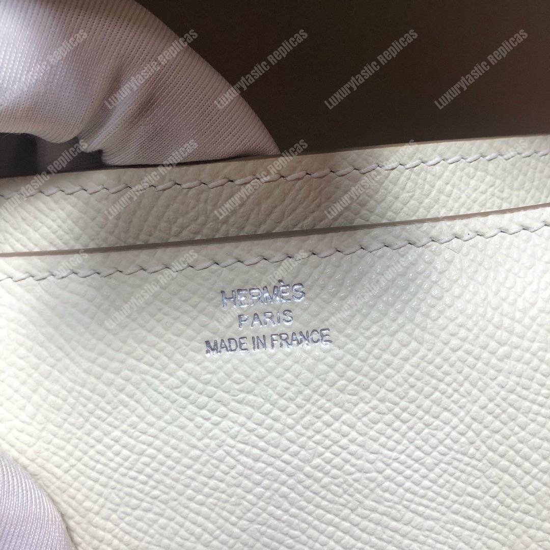 H**mes constance 18 bag epsom gris perle palladium-hardware