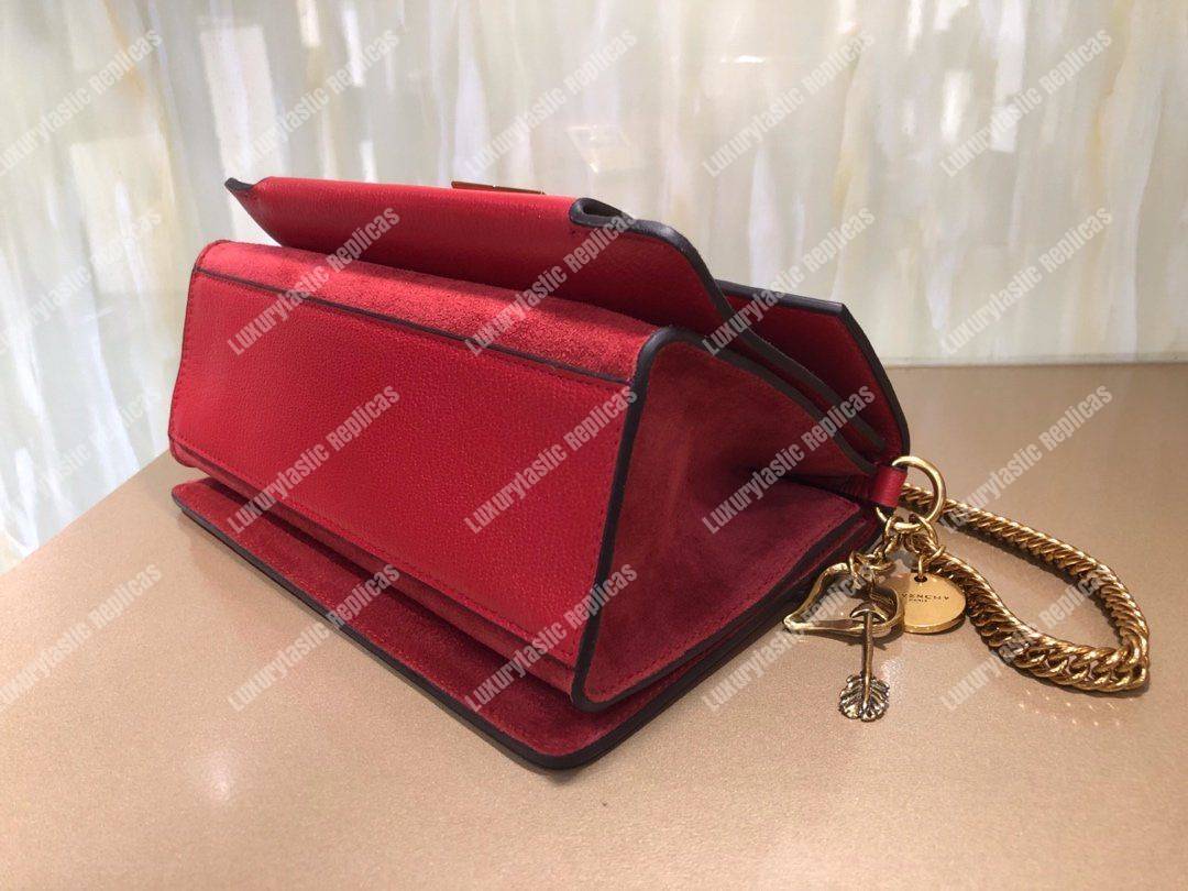 Givenchy Small GV3 Bag In Box Leather Red