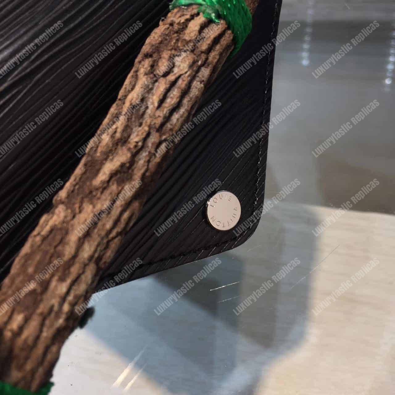 LV Marie Lou Compact Wallet Noir