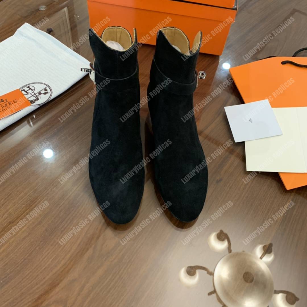 H**mes neo ankle boot black