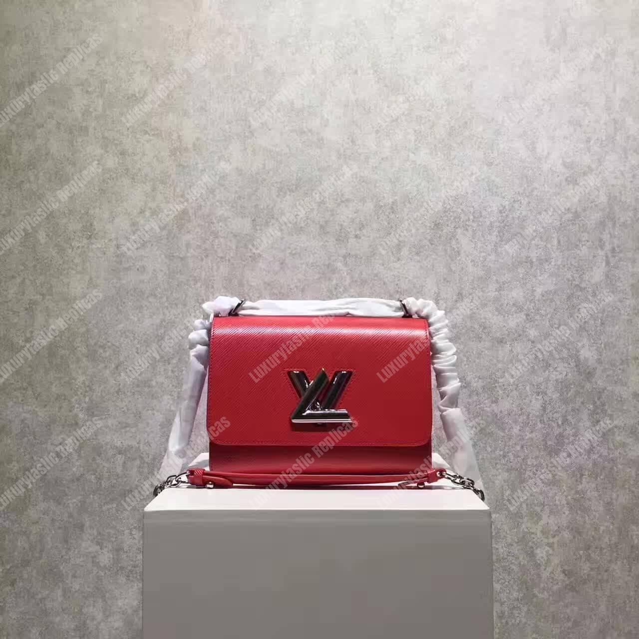 LV Twist MM Epi Leather Red