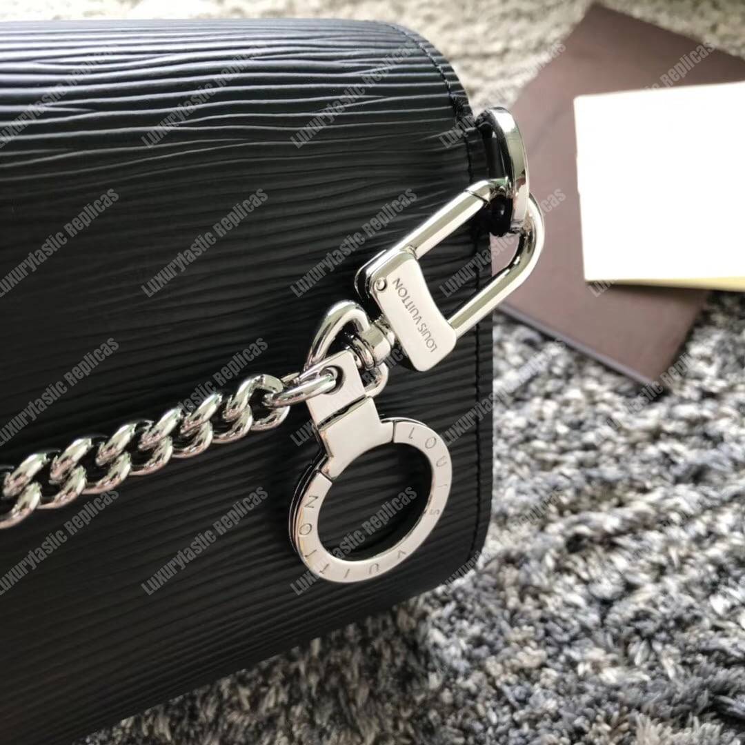 LV Rivets Chain Wallet Epi Leather