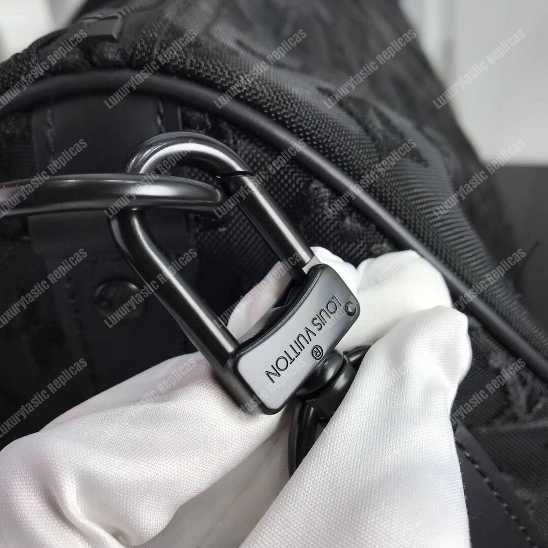 LV Abloh Keepall Bandouliere 50 Mesh Monogram