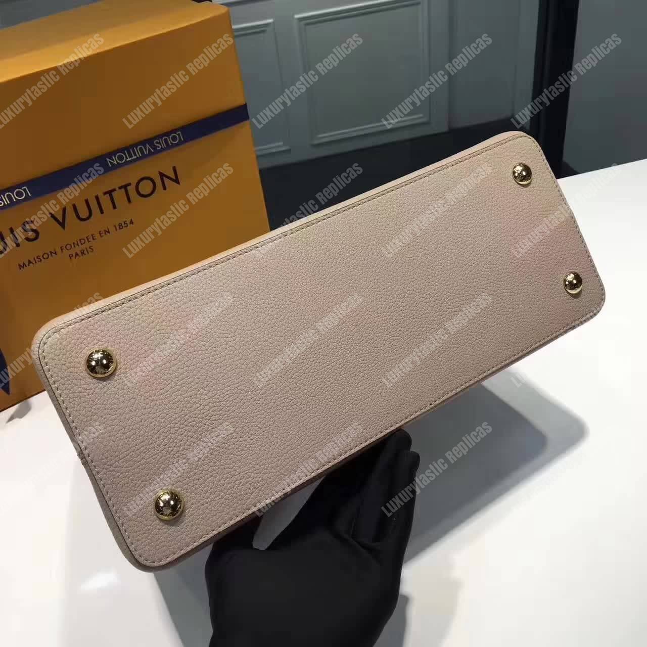 LV Capucines MM Bag Galet