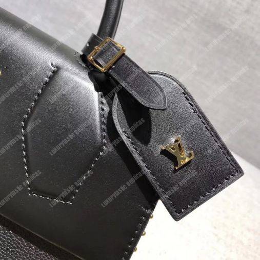 LV City Steamer One Handle Bag Black