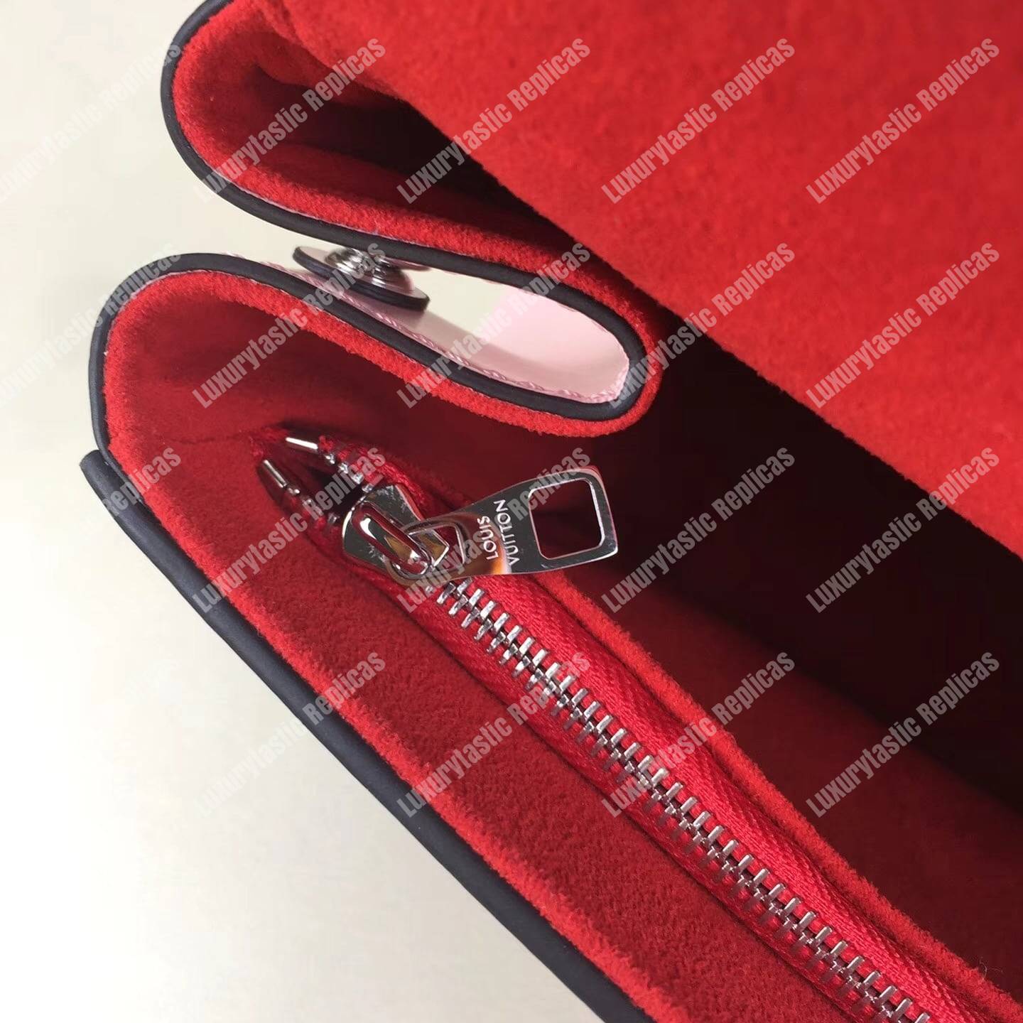 LV Cluny MM Epi Leather Rose Ballerine