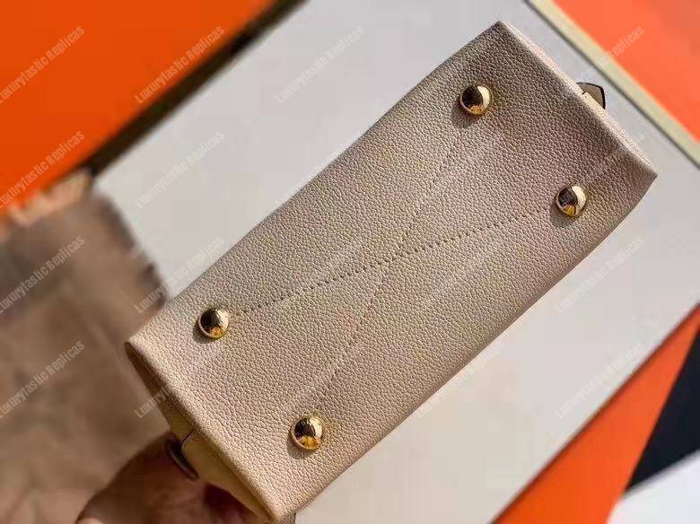 LV Neo Alma BB Monogram Empreinte Creme