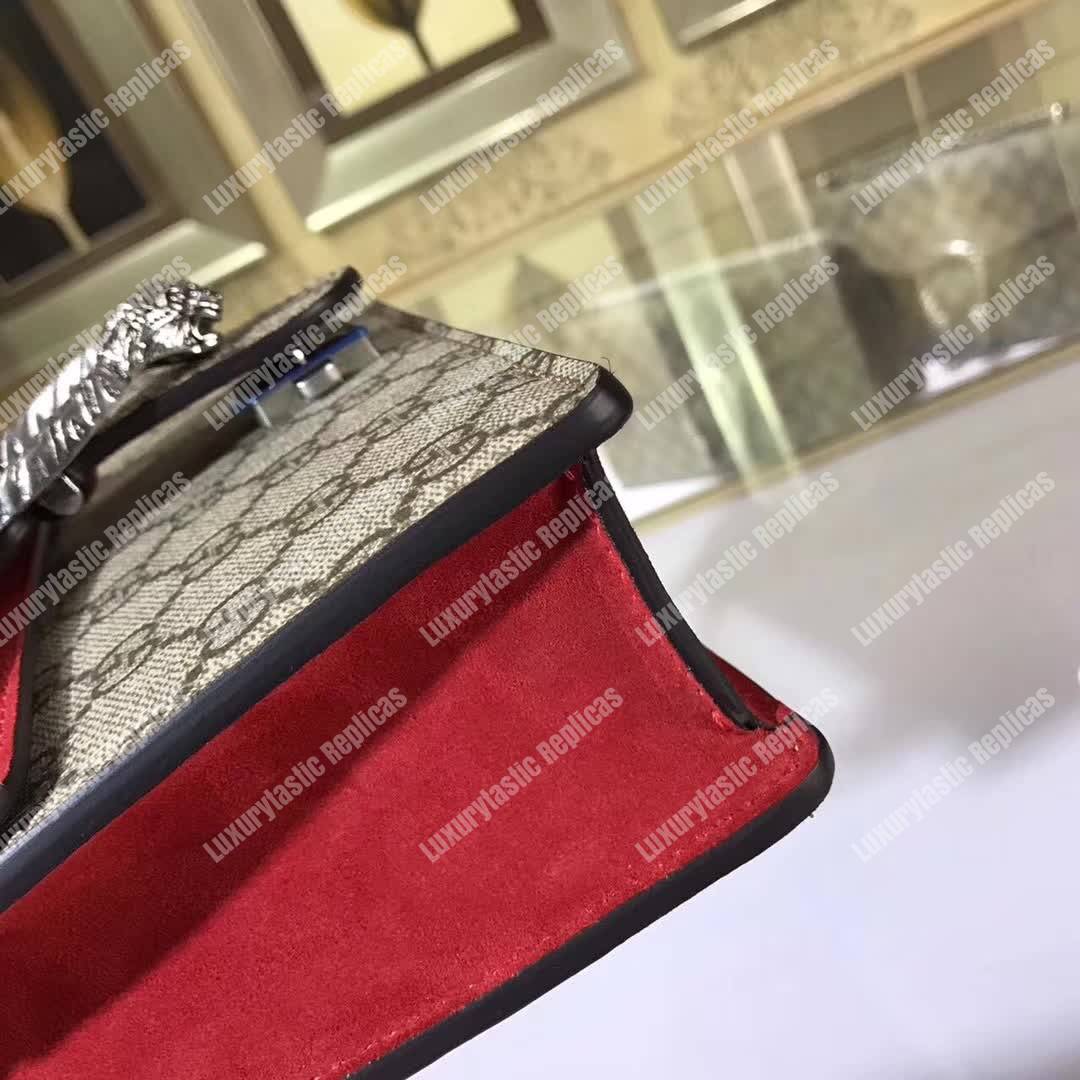 G*u*i dionysus small gg shoulder bag beige red