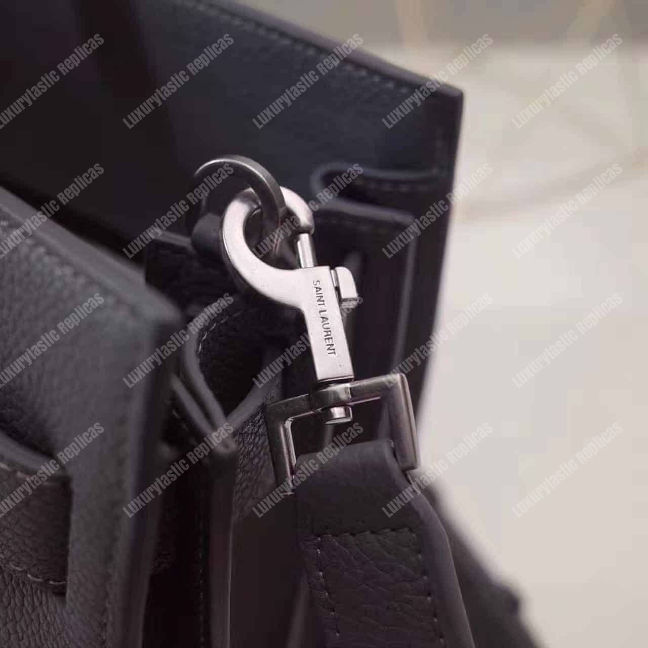 Saint Laurent Sac De Jour Baby Grained Leather Grey