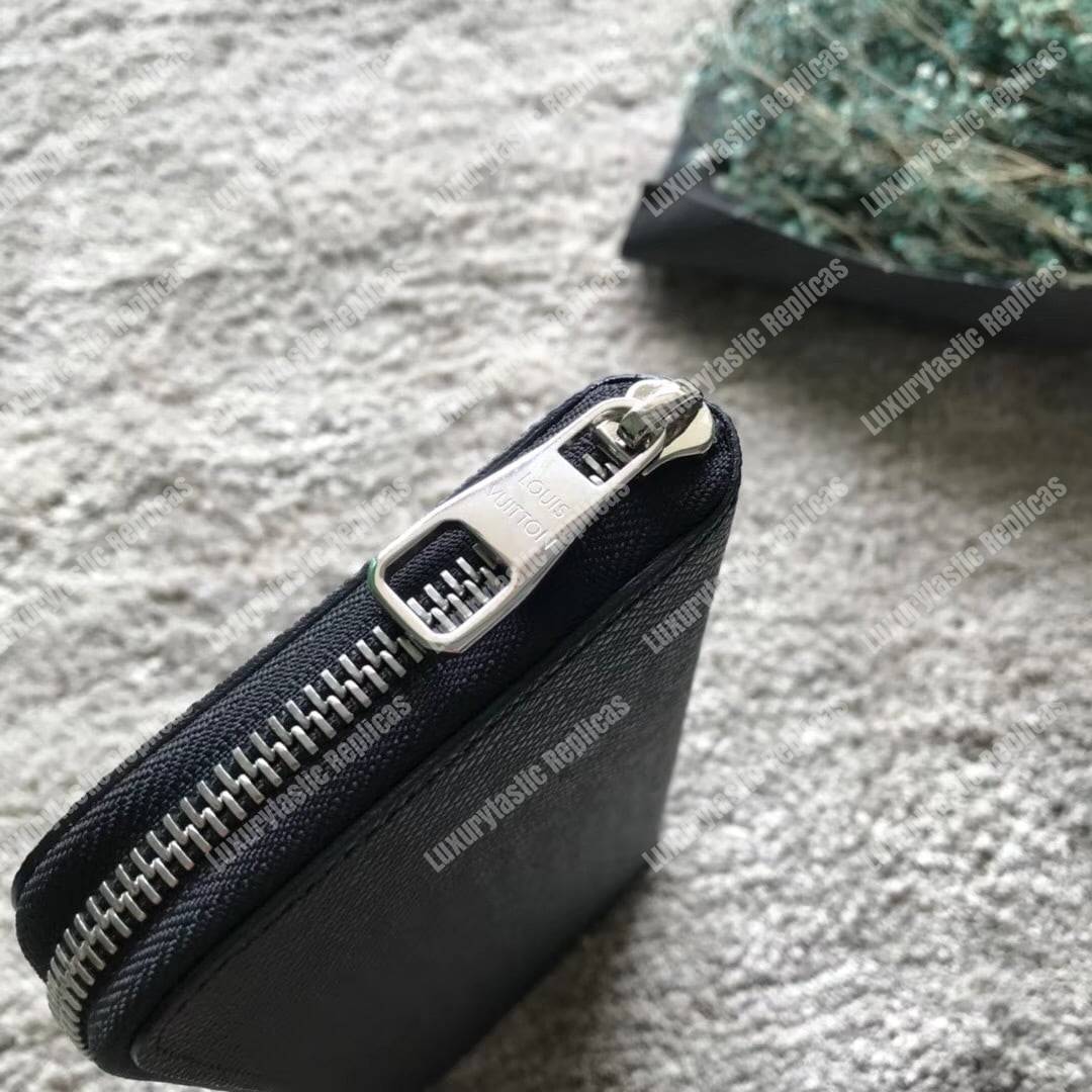 LV Vasco Wallet Taiga Leather Ardoise