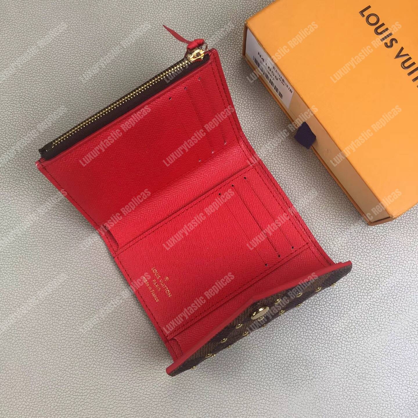 LV Victorie Wallet Damier Ebene