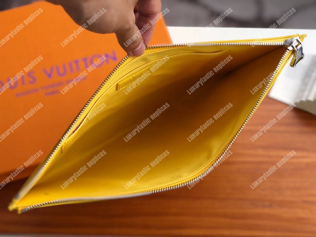 LV Discovery Pochette Damier Infini Yellow