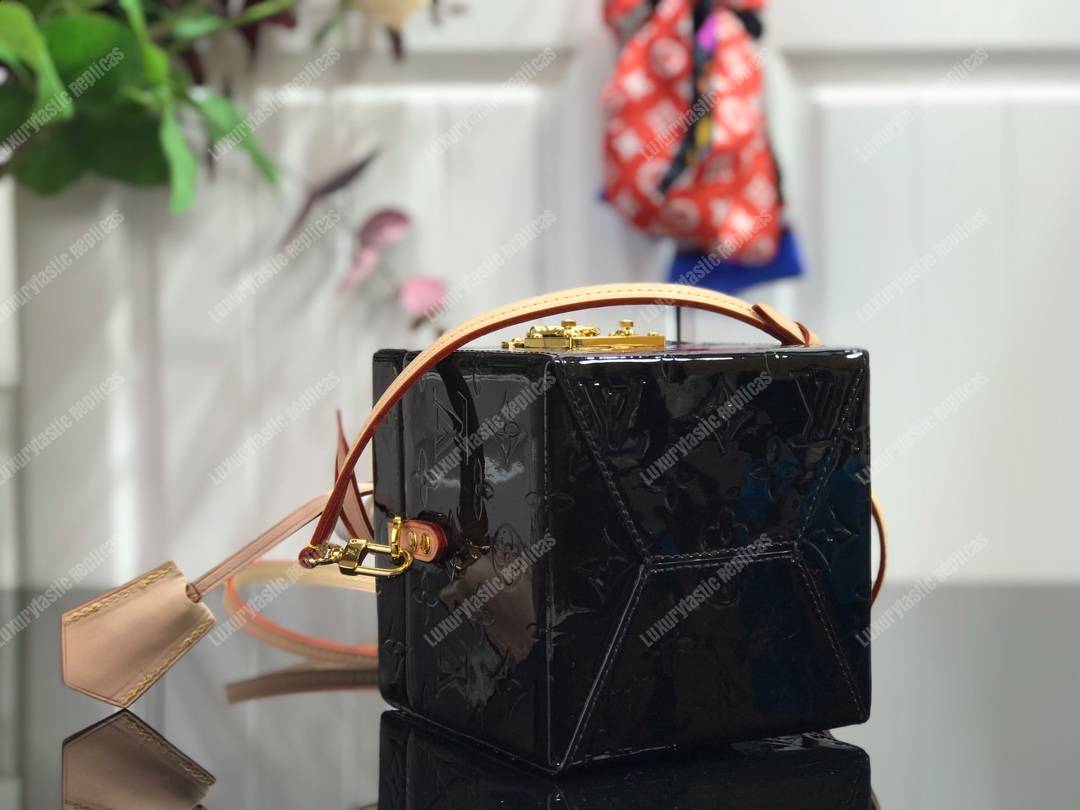 LV Bleecker Box Monogram Vernis Leather