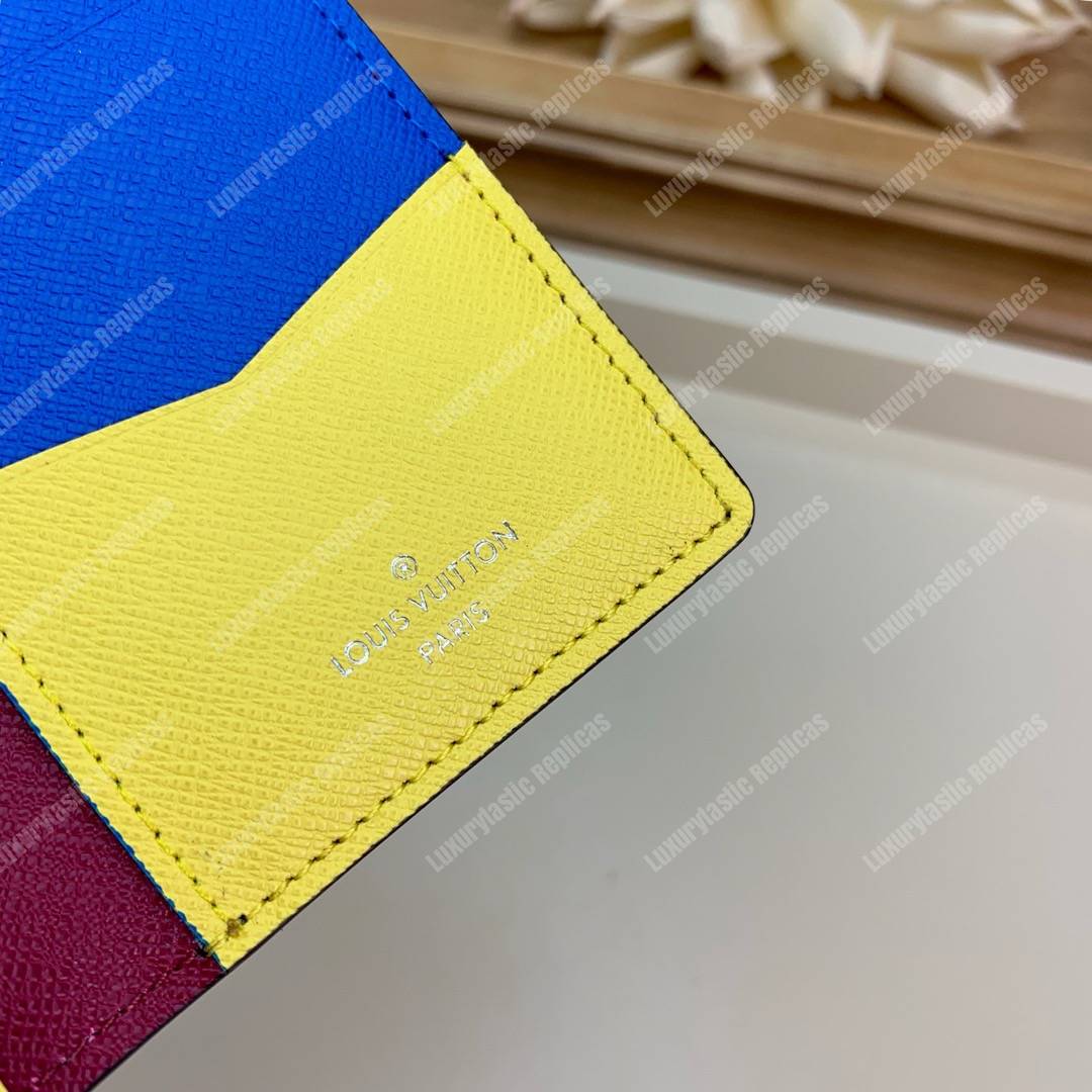 LV Pocket Organizer Epi Leather Damier Graphite
