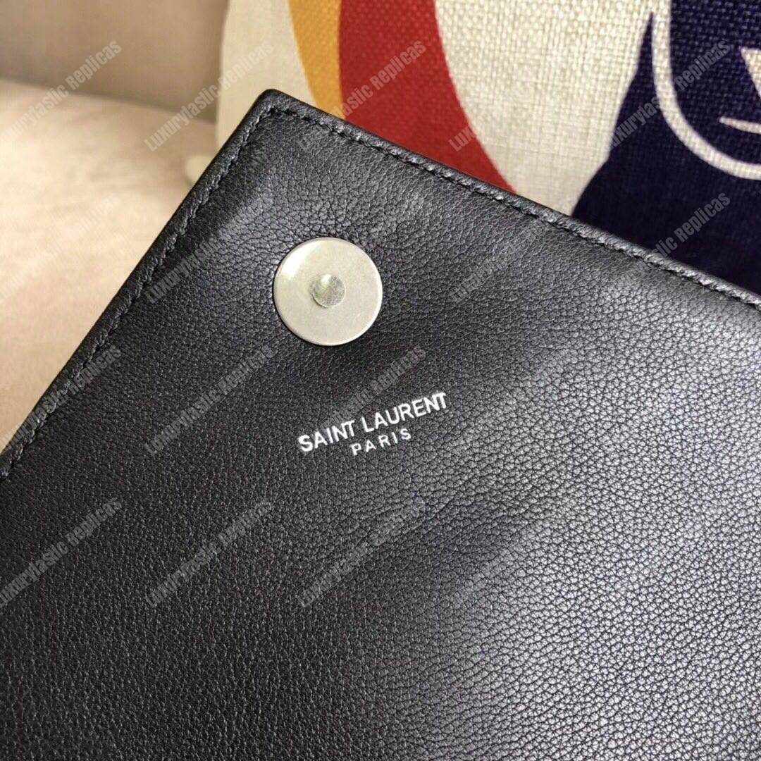 Saint Laurent Medium College Bag In Black